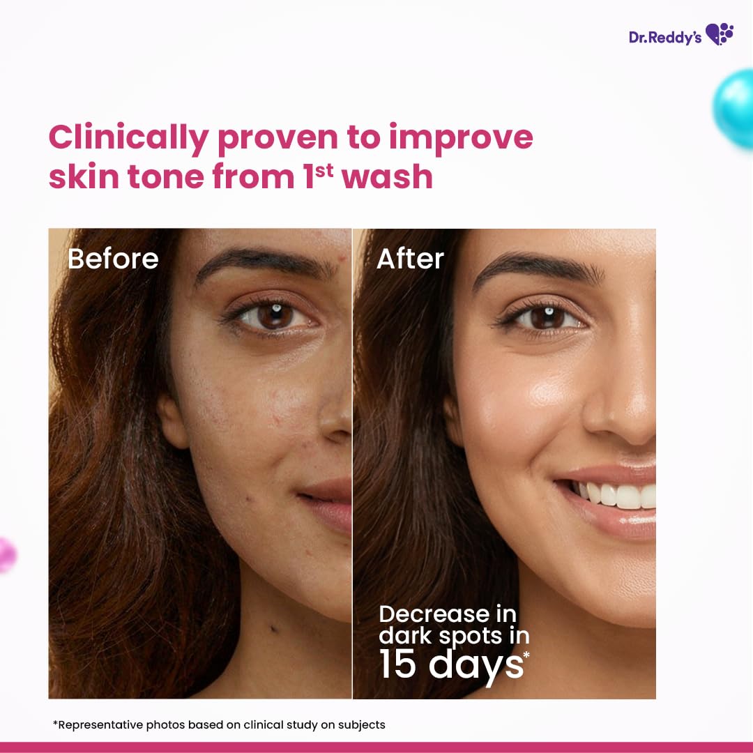 Venusia Glo Facewash | Exfoliating & Brightening Formula | Reduces Dark Spots & Gives Instant Glow from 1st wash | Enriched with Glycolic Acid, Alpha Arbutin, Niacinamide, Vitamin E, Ceramides - Oats - HA complex | All Skin Type | 100g ( Pack of 2 )