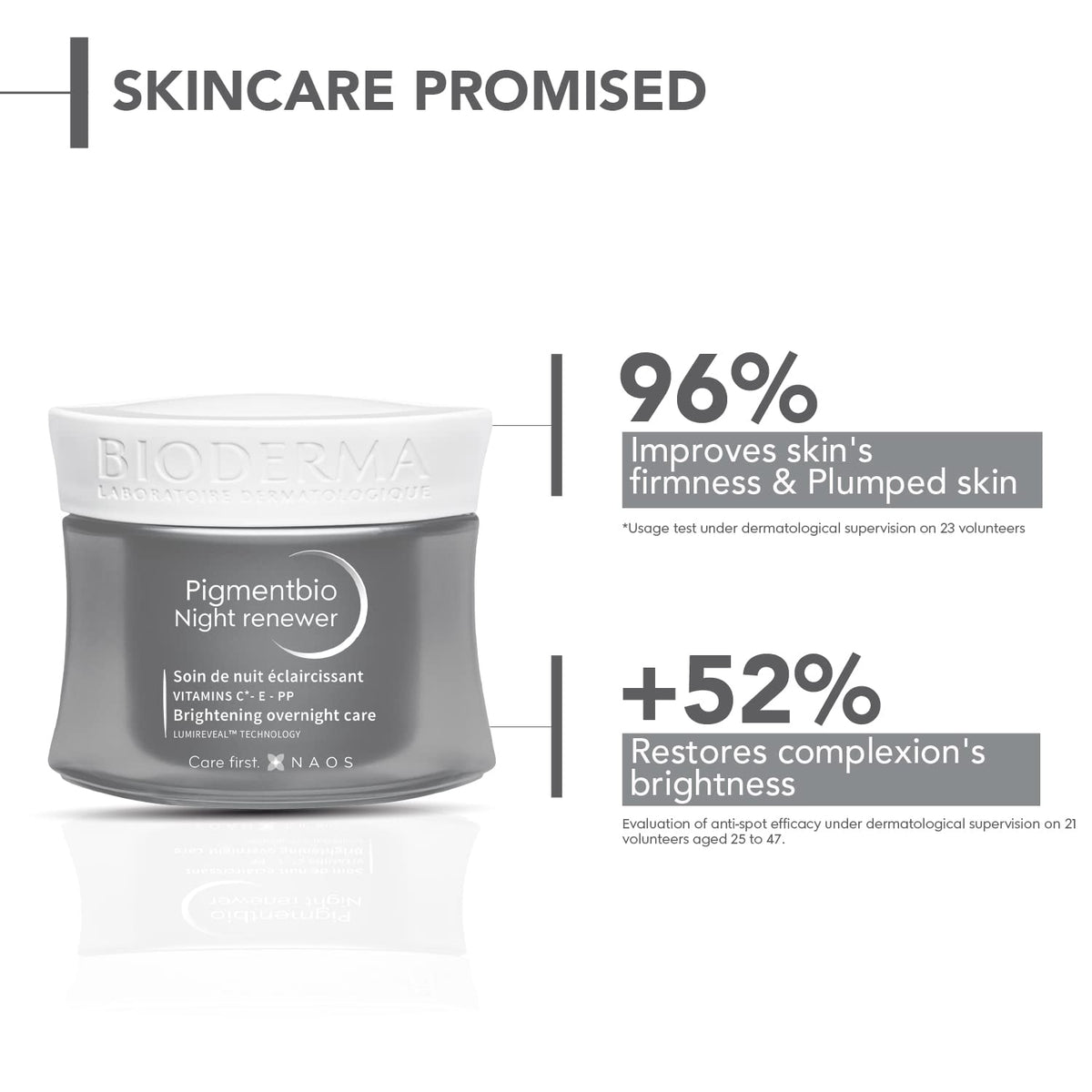 Bioderma Pigmentbio Brightening Cream - Night Renewer, 50ml - Skiynse Dermatologique