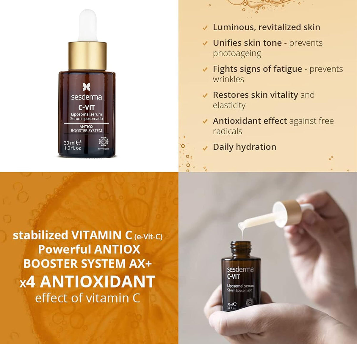 Sesderma C-Vit Liposomal Serum, 30ml - Skiynse Dermatologique