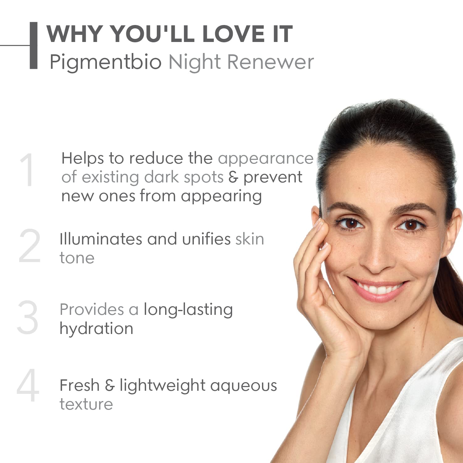 Bioderma Pigmentbio Brightening Cream - Night Renewer, 50ml - Skiynse Dermatologique