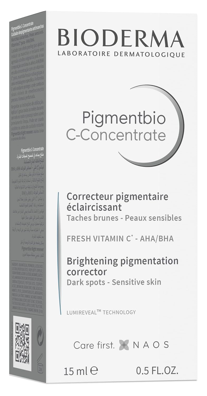 Bioderma Pigmentbio C- Concentrate Vitamin C Brightening Face Serum to correct Intense Pigmentation, 15 ml - Skiynse Dermatologique