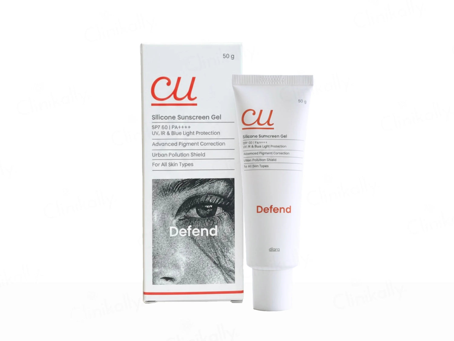 CU Silicone Sunscreen Gel, SPF 60 PA++++, UV IR Blue Light Protection, Pigment Correction, 50g - Skiynse Dermatologique