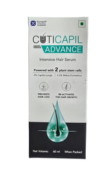 Cuticapil Stem Advance Intensive Hair Serum, 60ml | Plant Stem Cell Formula, Hair Growth and Anti-Hair Fall Treatment - Skiynse Dermatologique