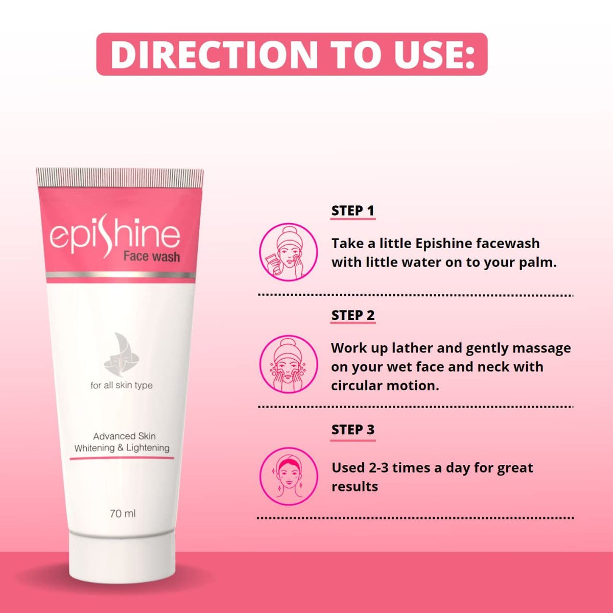 Epishine Creamy Face Wash For Brightens Skin - Skiynse Dermatologique