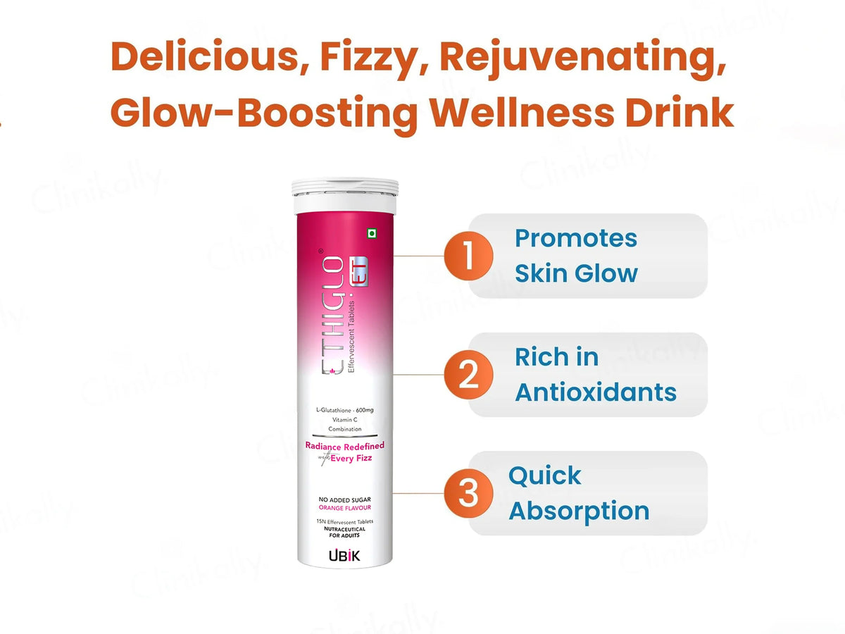 Ethiglo ET Effervescent Tablets | 15 Tablets - Skiynse Dermatologique