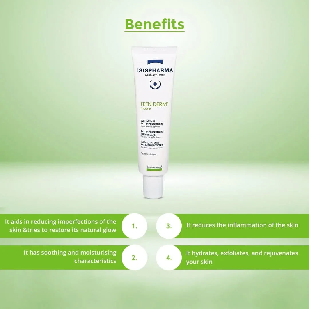 Isispharma Teen Derm Alpha-Pure Anti-Imperfections Intense Care 30 ml