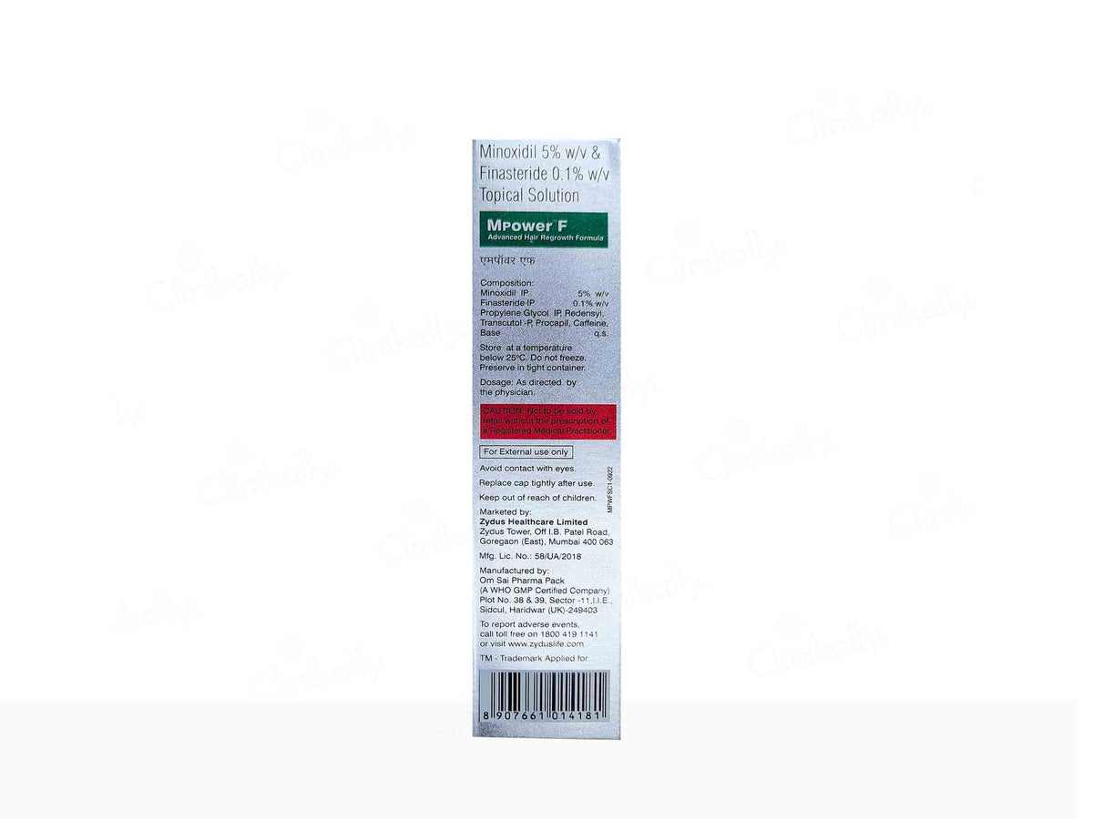 MPower F Topical Solution for Hair, 60ml - Skiynse Dermatologique