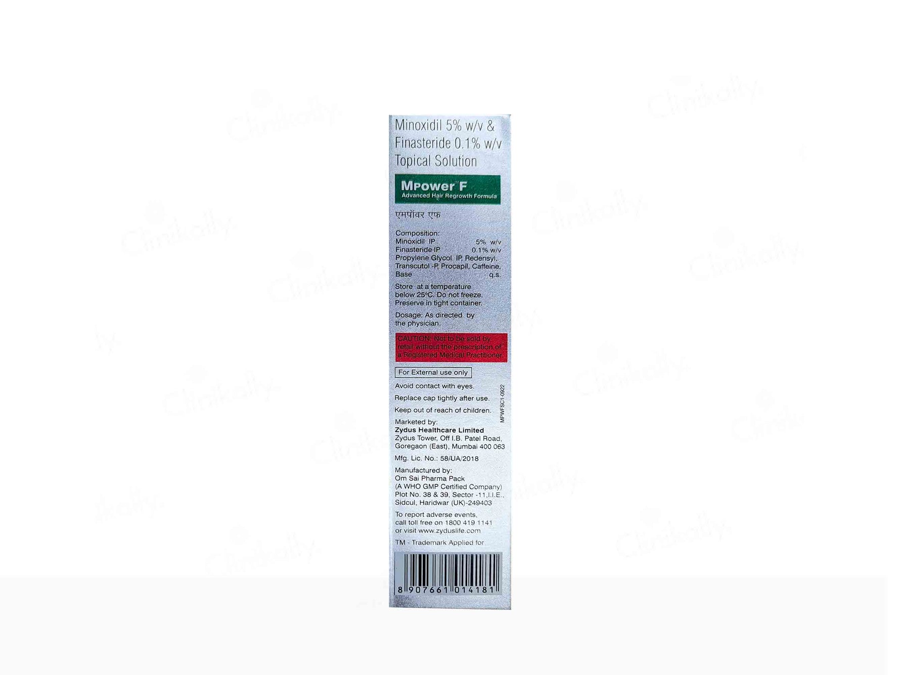 MPower F Topical Solution for Hair, 60ml - Skiynse Dermatologique