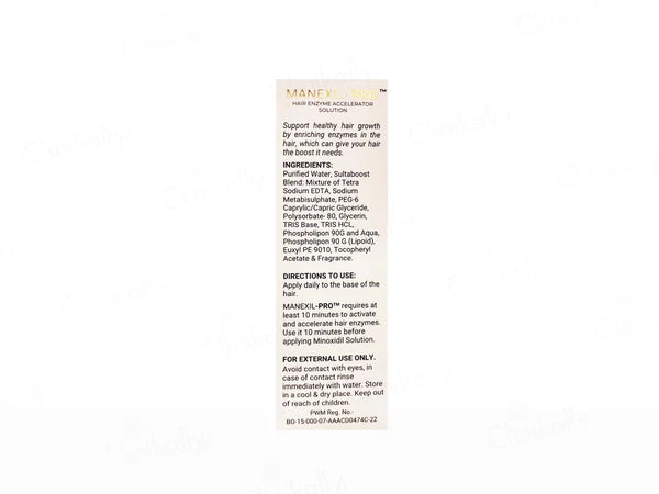 Manexil Pro Hair Enzyme Accelerator Solution | 60ml