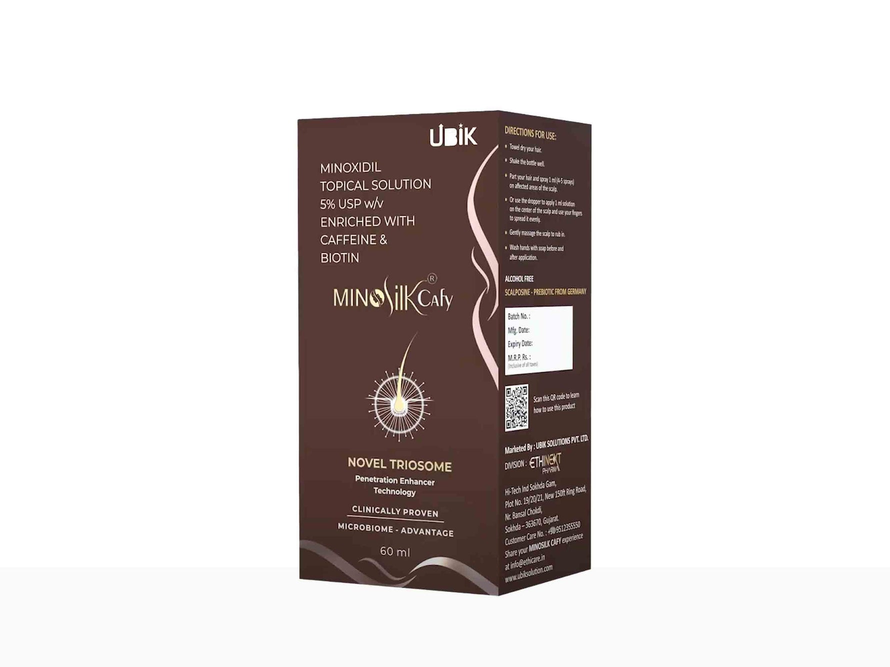 Minosilk Cafy Topical Solution | 60 ml - Skiynse Dermatologique