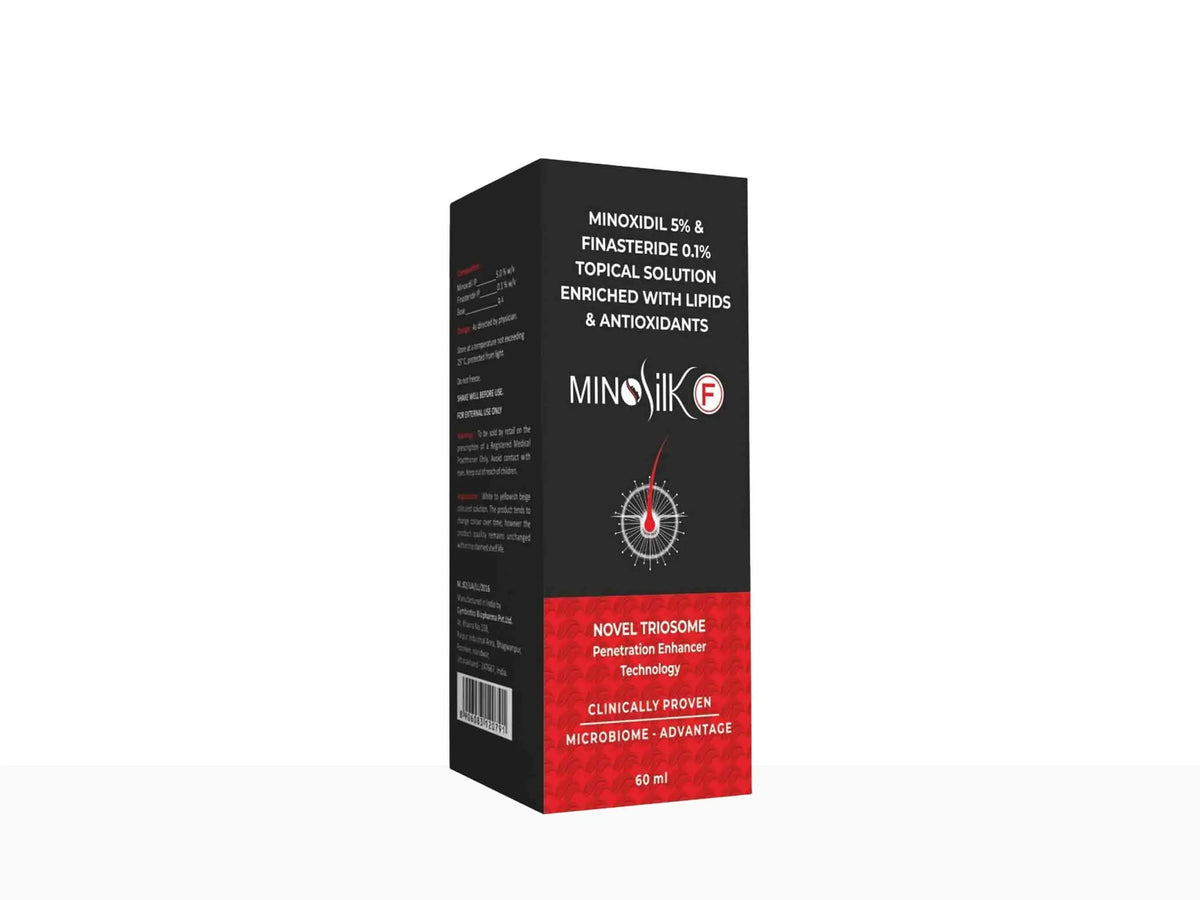 Minosilk F 5% Topical Solution For Hair Growth | 60 ml - Skiynse Dermatologique
