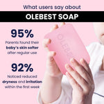OLEBEST Baby Bathing Bar | 75 g (Pack of 2) - Skiynse Dermatologique