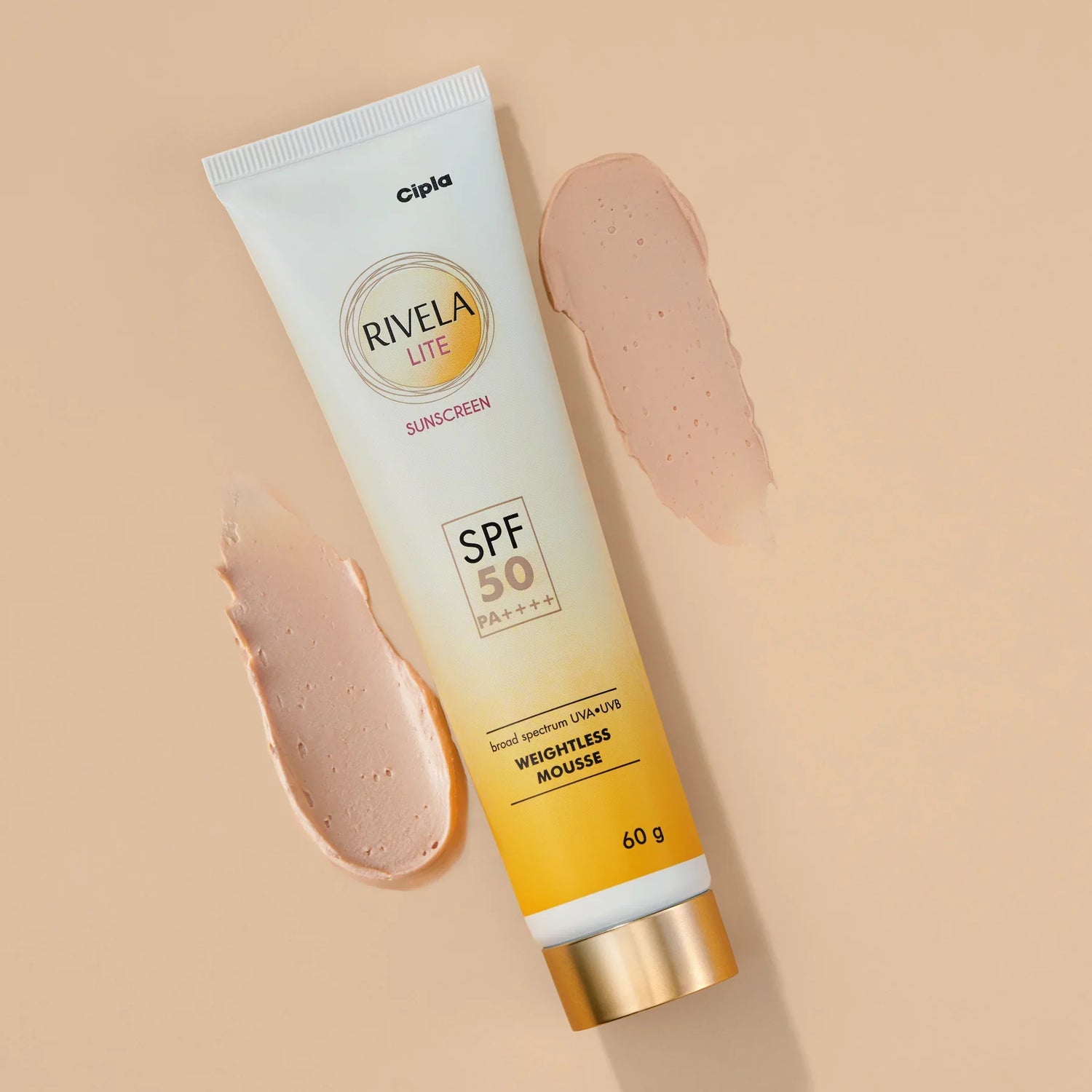Rivela Lite Sunscreen SPF 50 PA++++| 60g