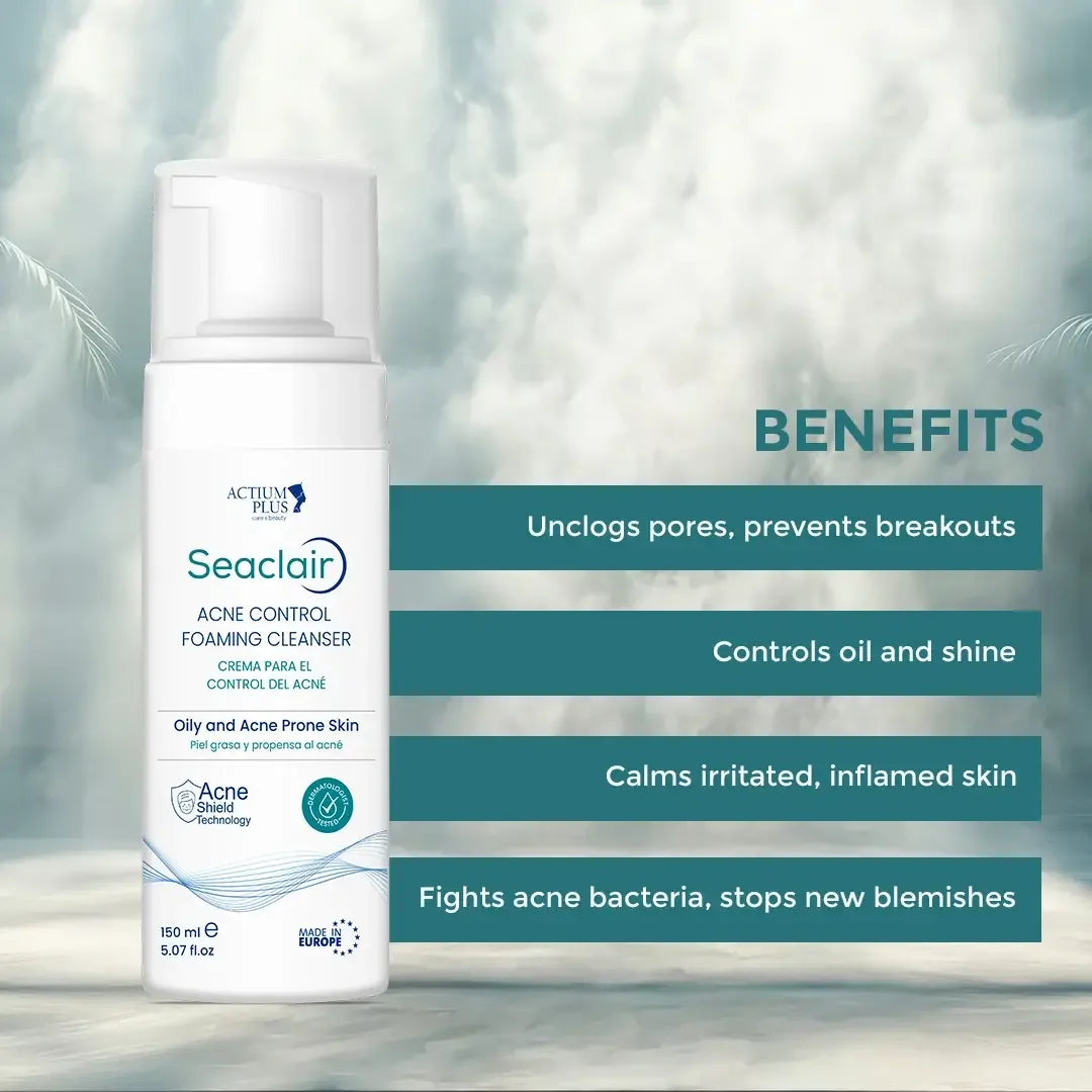 Actium Plus  Seaclair Acne Control Foaming Cleanser, 150 ml
