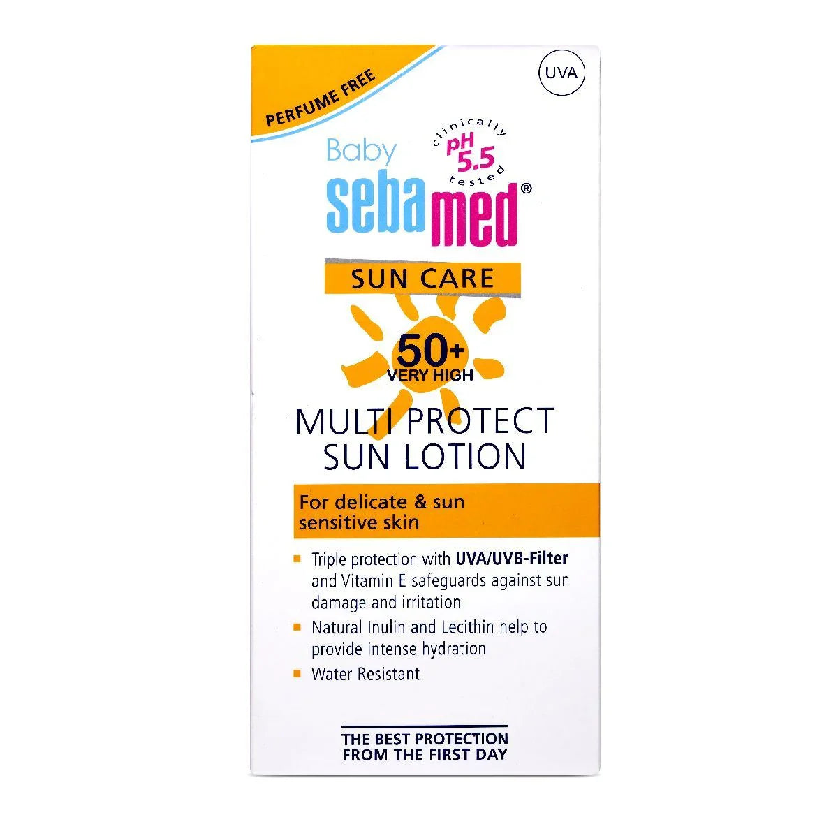 Sebamed Baby Sun Lotion|pH 5.5|Triple Protection from UV rays|Water & Sweat resistant|200 ml