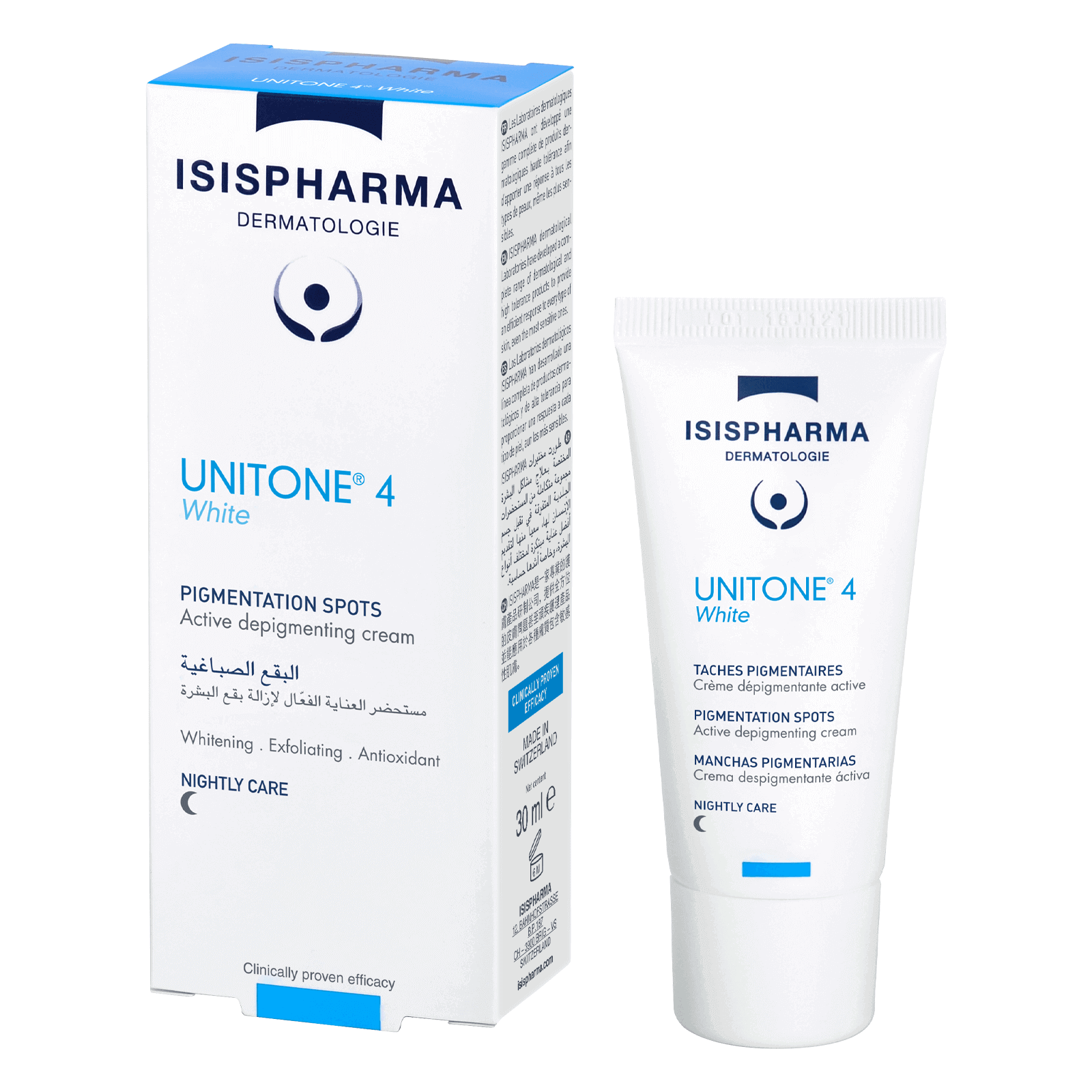 Isispharma Unitone 4 White Advanced Anti-Depigmenting Cream - Skiynse Dermatologique