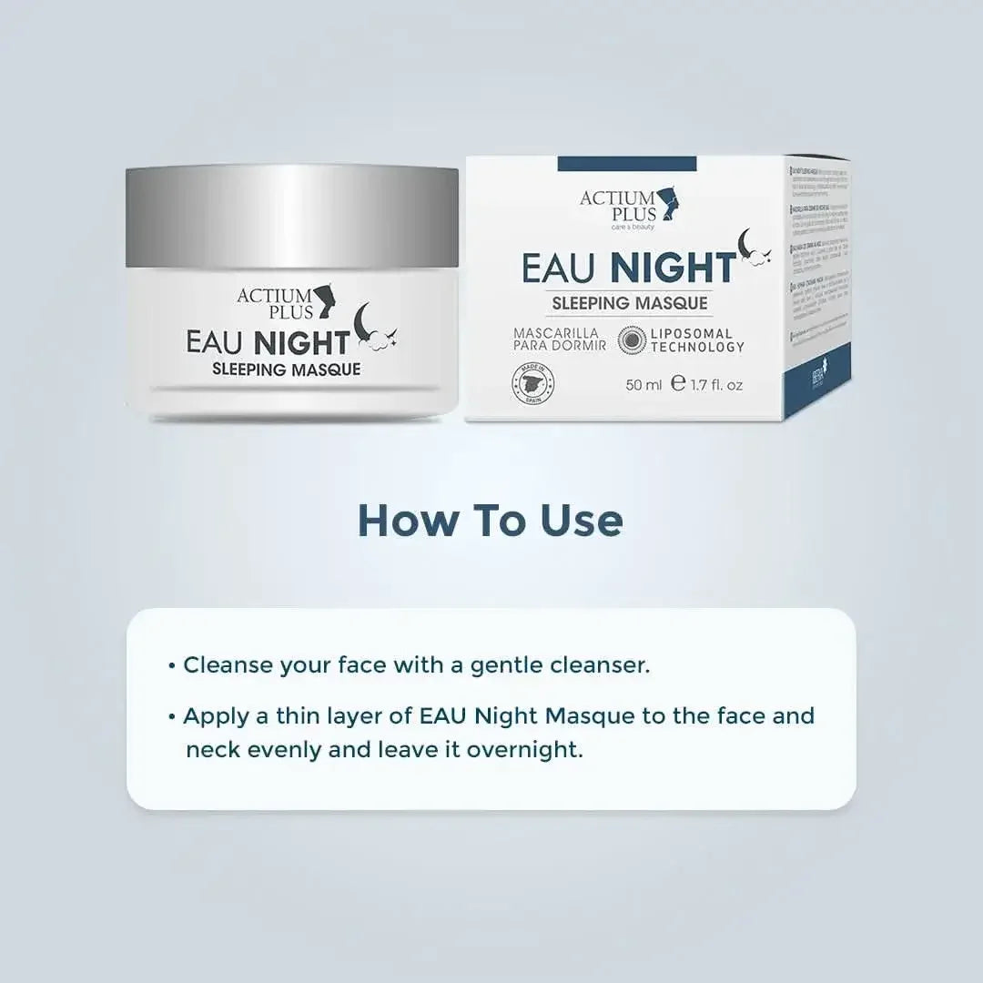 Actium Plus EAU Night Sleeping Masque - 50ml